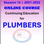 Session 14 ONLINE Continuing Education Course for PLUMBERS